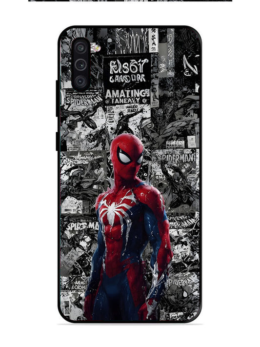 Samsung Galaxy M11 Spiderman Highlighted on News Paper