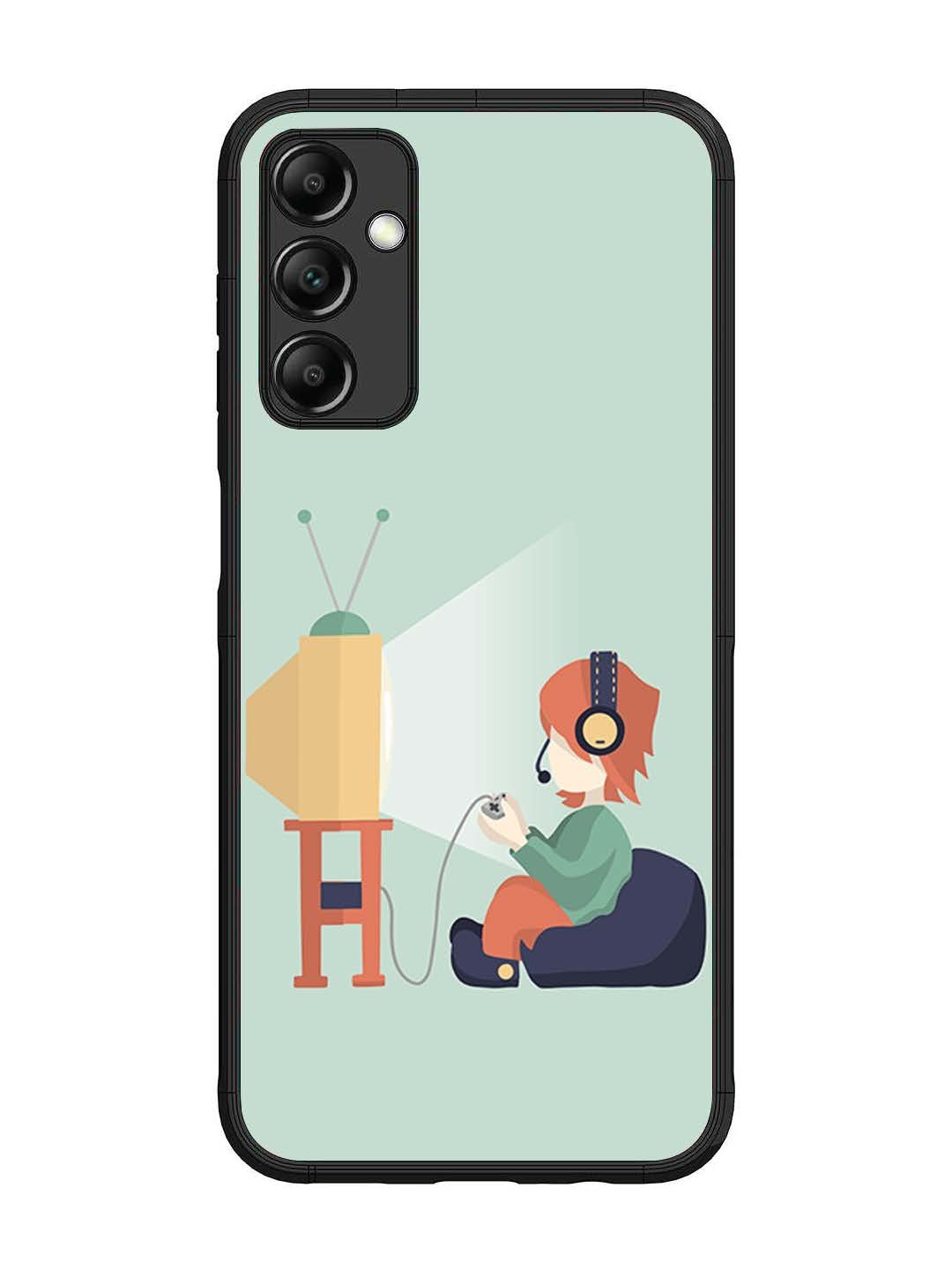 Samsung Galaxy M14 4G Kid Playing Game
