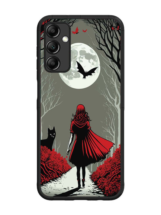 Samsung Galaxy M14 4G Scarlet Girl in Red Forest
