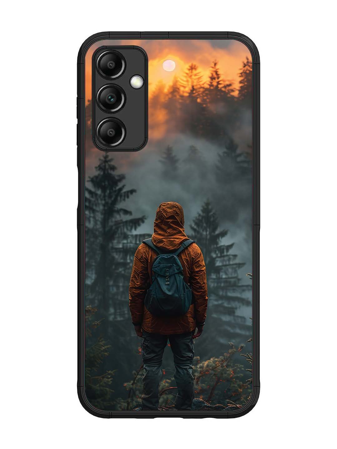Samsung Galaxy M14 4G Alone in Forest