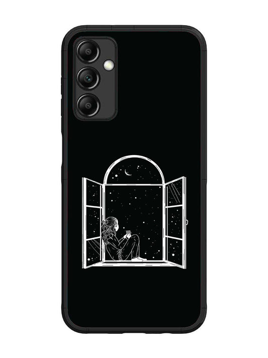 Samsung Galaxy M14 4G Little Girl on Window