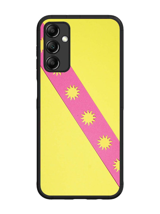 Samsung Galaxy M14 4G Pick Strip on Yellow Colour