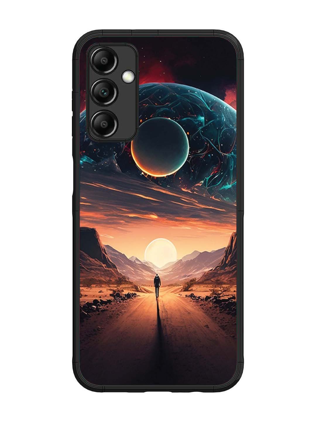 Samsung Galaxy M14 4G Sunset with space scene