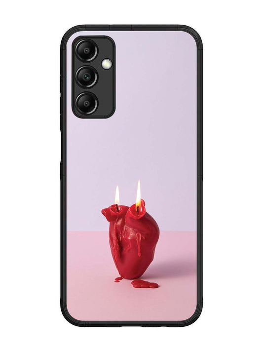 Samsung Galaxy M14 4G A Lighted Heart Candle