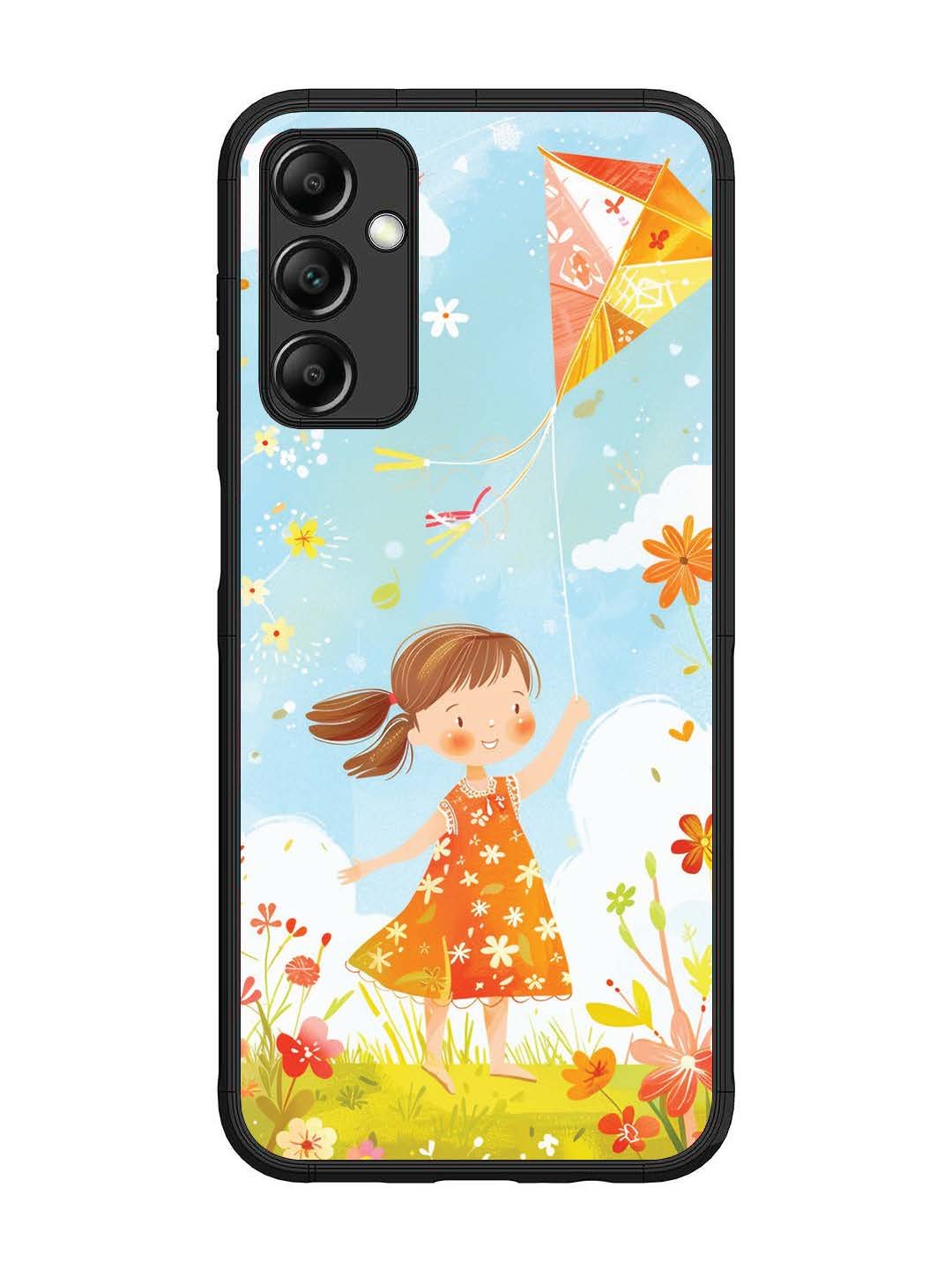 Samsung Galaxy M14 4G Little Girl Kite Flying
