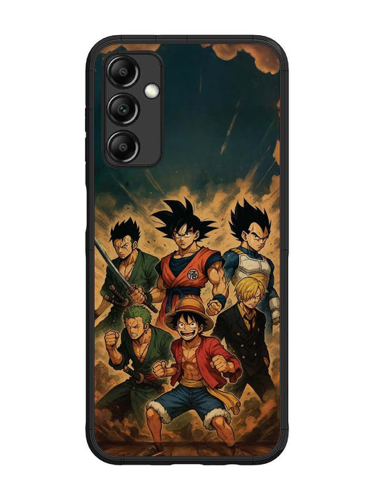 Samsung Galaxy M14 4G OnePiece n Dragon Ball Z in one team