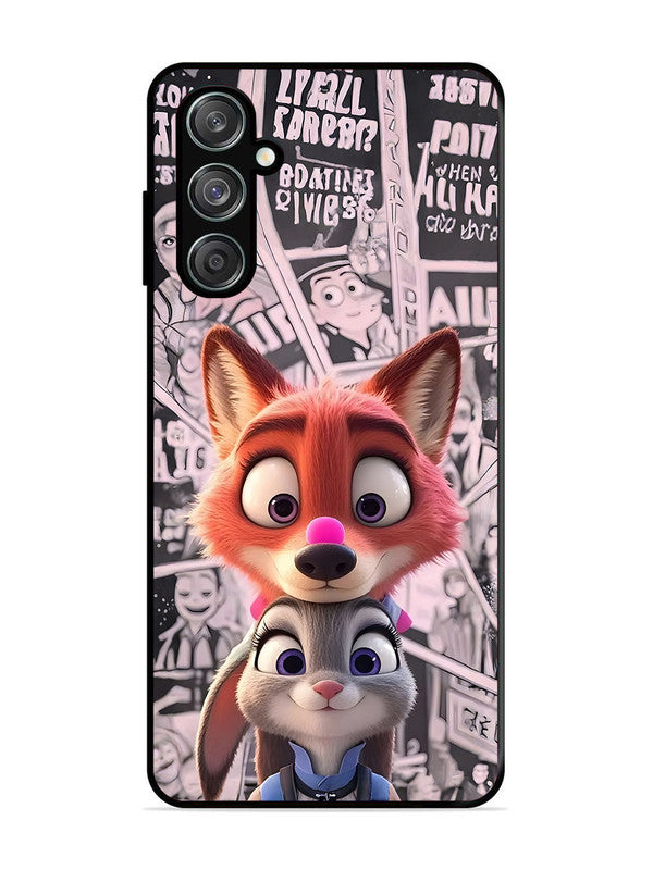 Samsung Galaxy M15 5G Cute Nick wilde and judy hopps 2