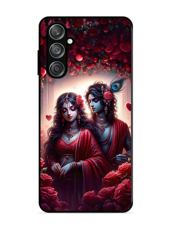 Samsung Galaxy M15 5G Couples in Red theme like Radha Krishna