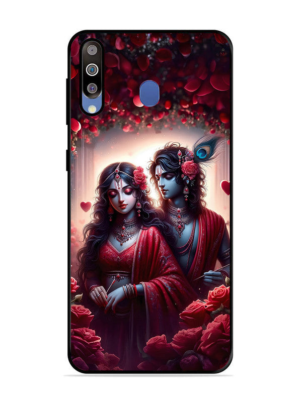 Samsung Galaxy M30 Couples in Red theme like Radha Krishna
