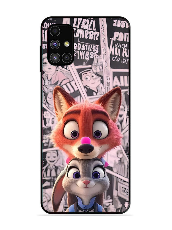 Samsung Galaxy M31s Cute Nick wilde and judy hopps 2