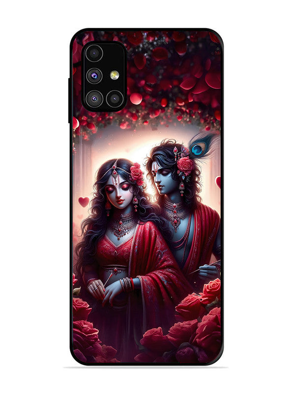 Samsung Galaxy M31s Couples in Red theme like Radha Krishna