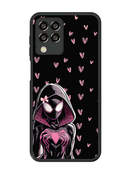 Samsung Galaxy M33 5G Spidergirl with hearts
