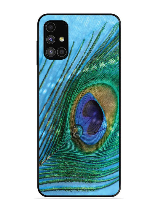 SAMSUNG GALAXY M51 A drop on Peacock Feather