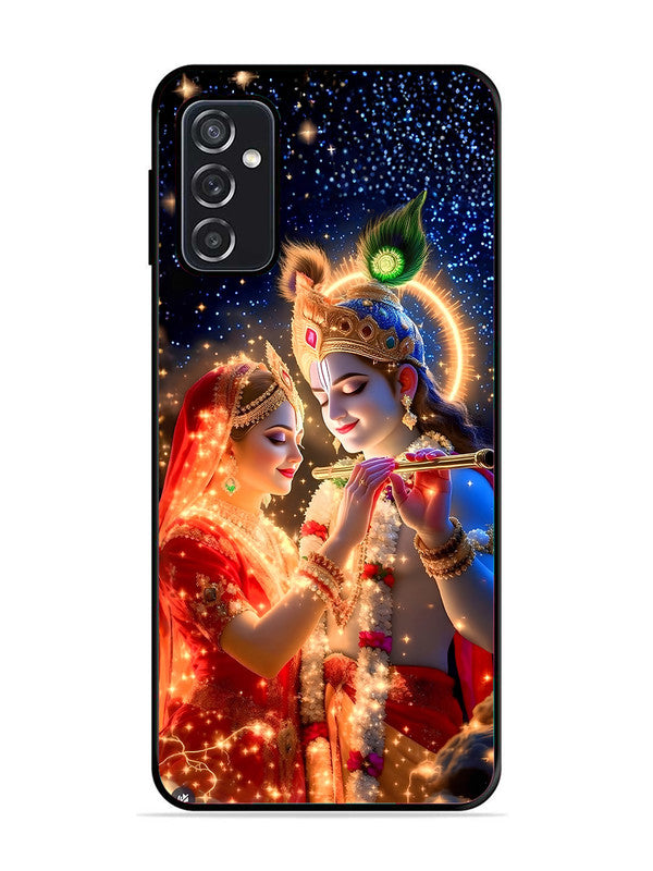 Samsung Galaxy M52 5G Radha Krishna posing with flute