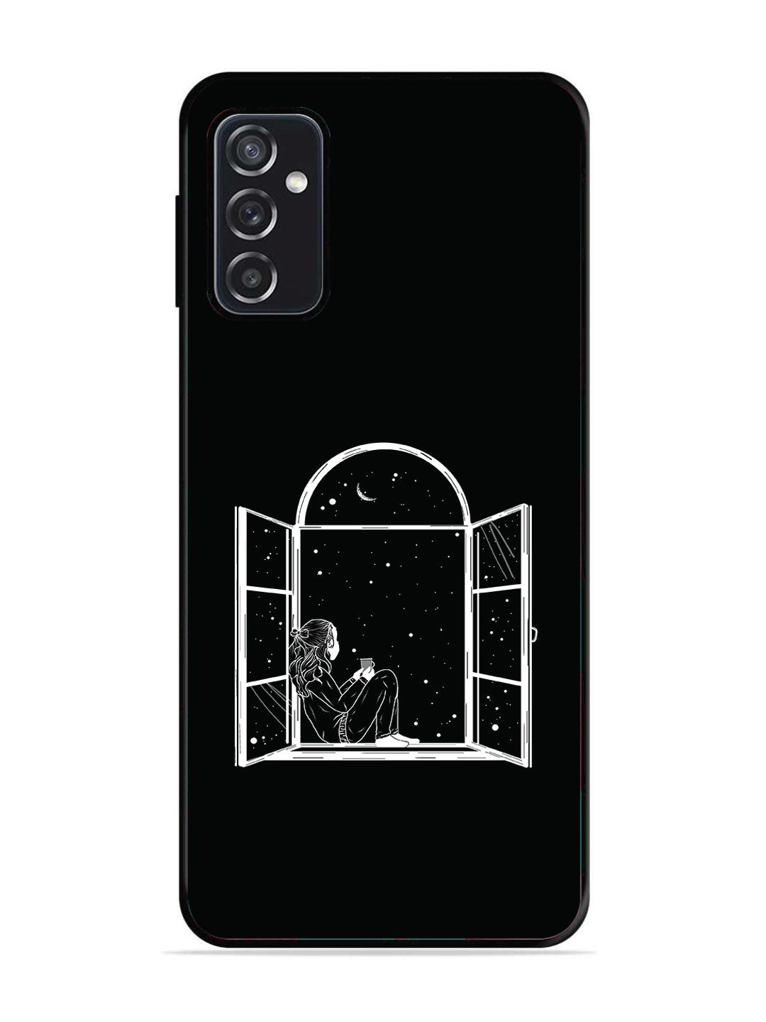 SAMSUNG GALAXY M52 5G Little Girl on Window