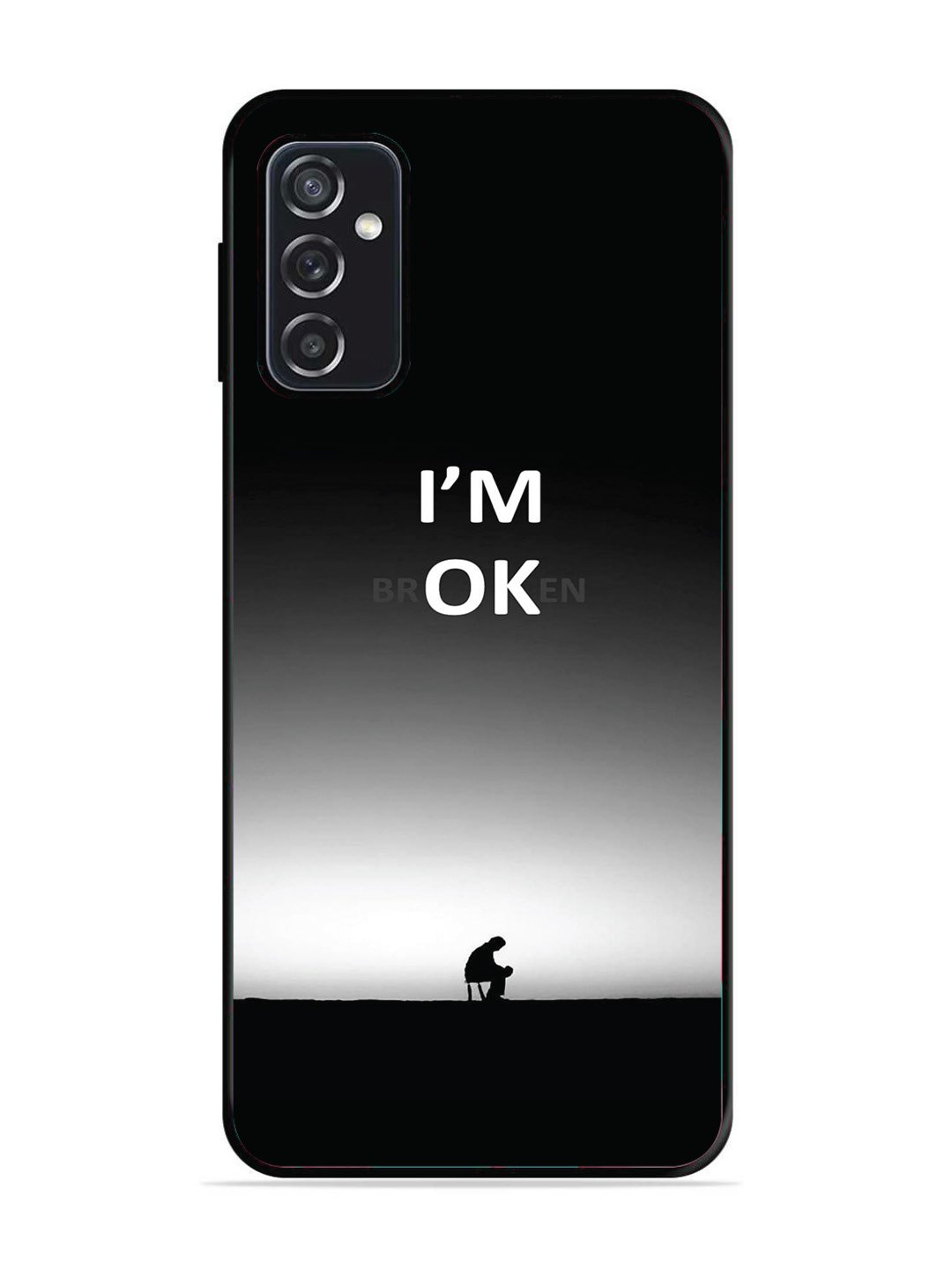 SAMSUNG GALAXY M52 5G I'm Broken A man on Chair Alone