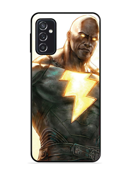 SAMSUNG GALAXY M52 5G black Adam Close look