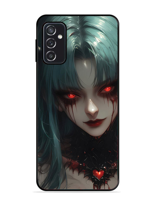 SAMSUNG GALAXY M52 5G succubus-demon-anime-girl-red-eyes