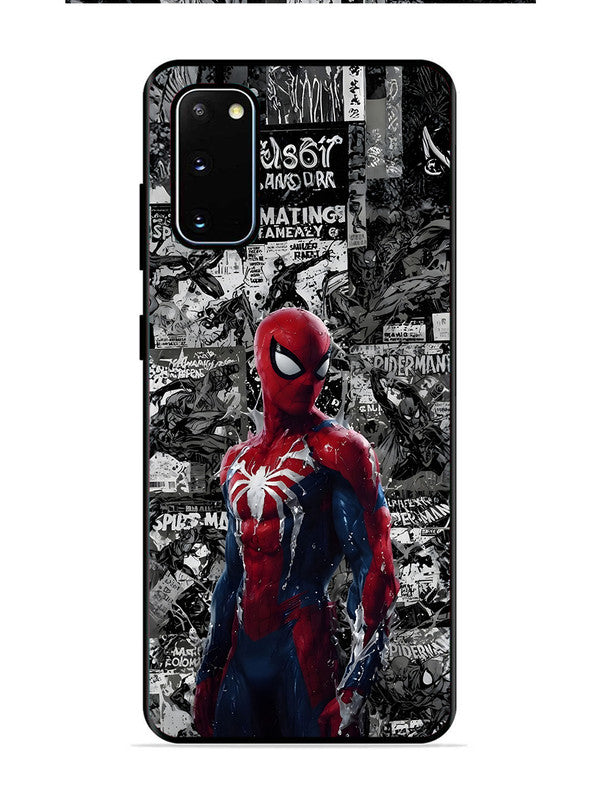 Samsung Galaxy S20 Spiderman Highlighted on News Paper