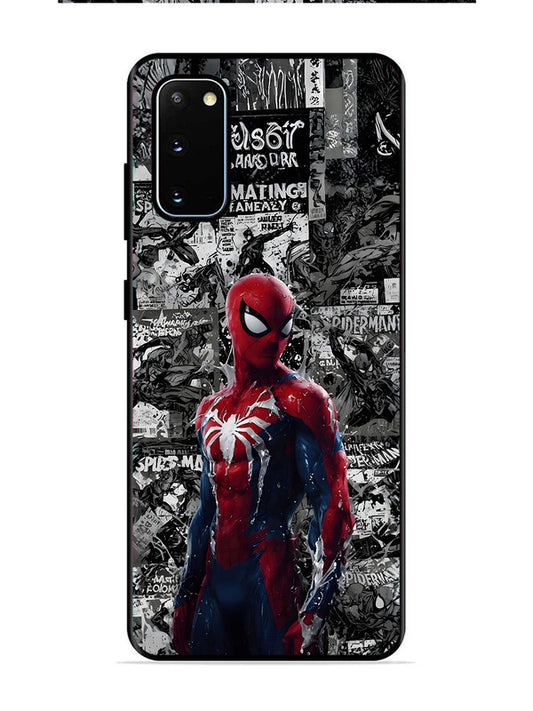 Samsung Galaxy S20 Spiderman Highlighted on News Paper