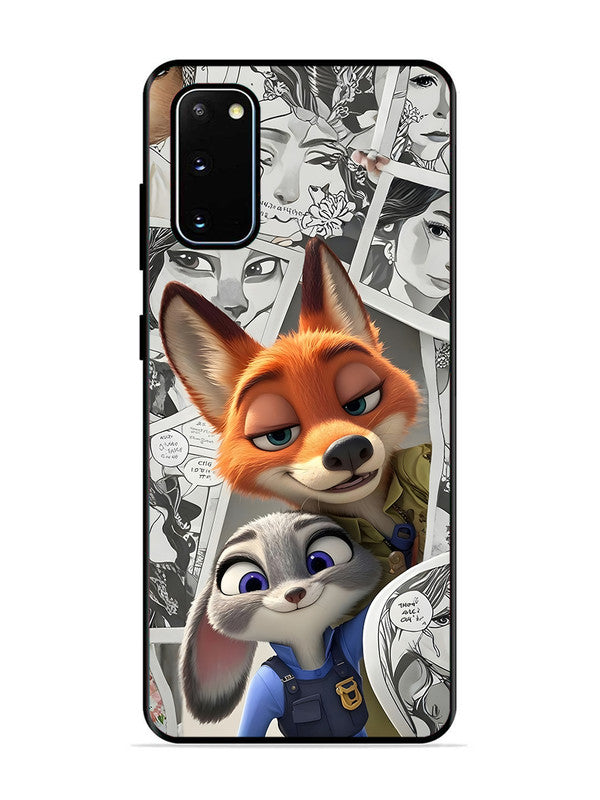 Samsung Galaxy S20 Cute Nick wilde and judy hopps