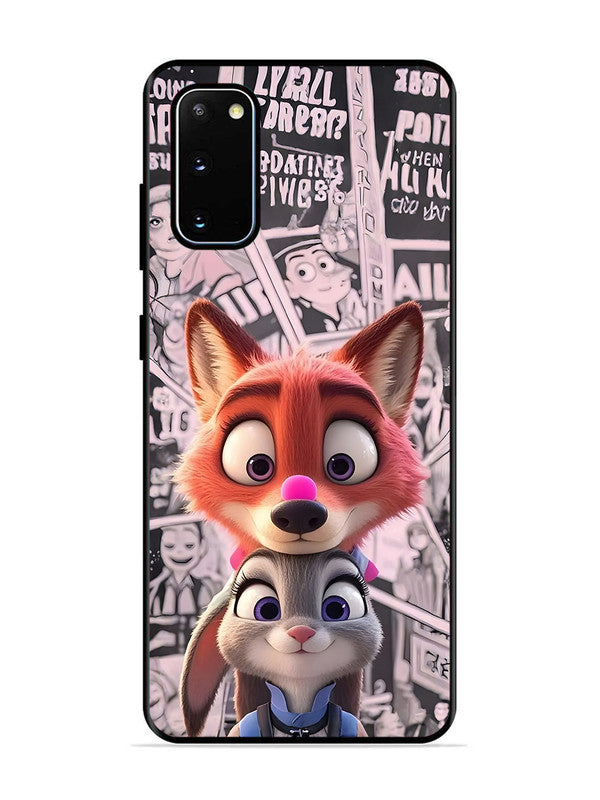Samsung Galaxy S20 Cute Nick wilde and judy hopps 2