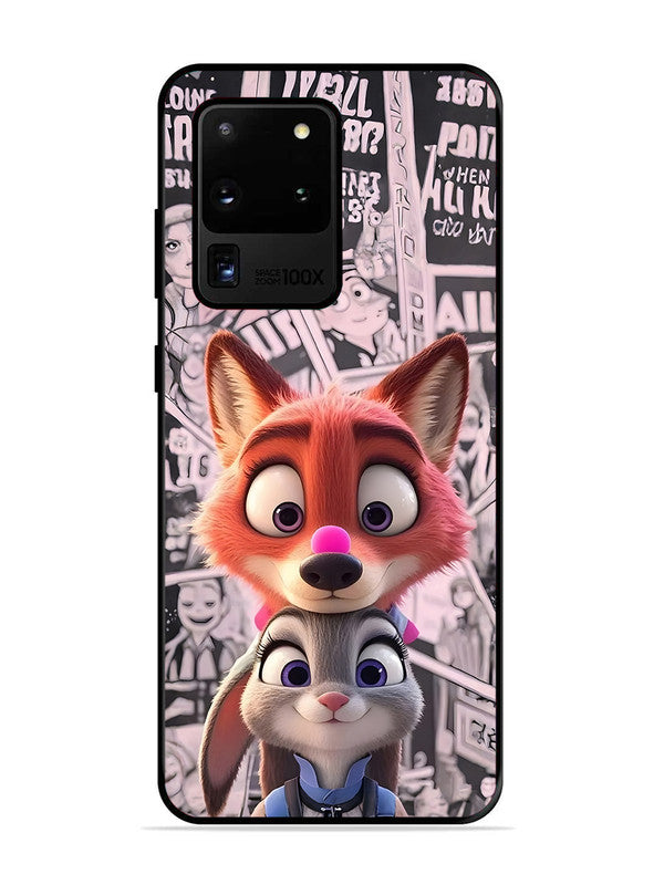 Samsung Galaxy S20 Ultra Cute Nick wilde and judy hopps 2