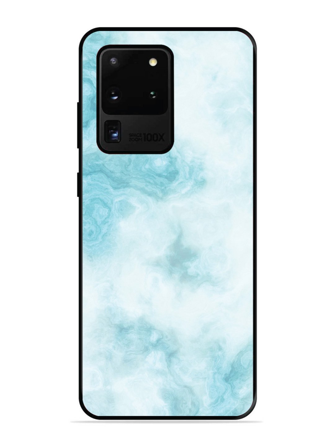 SAMSUNG GALAXY S20 ULTRA Light Blue with White Ocean Marble