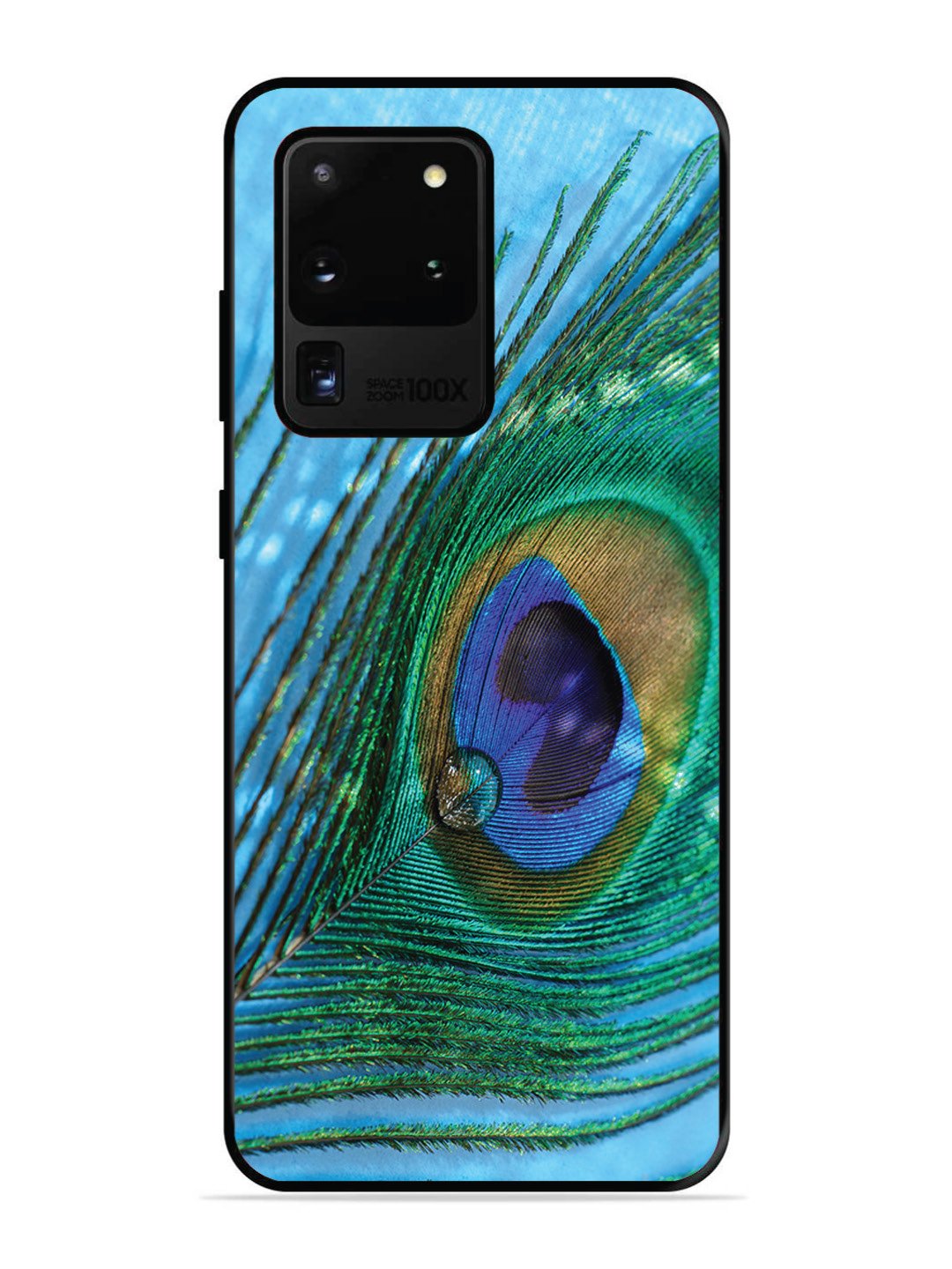 SAMSUNG GALAXY S20 ULTRA A drop on Peacock Feather
