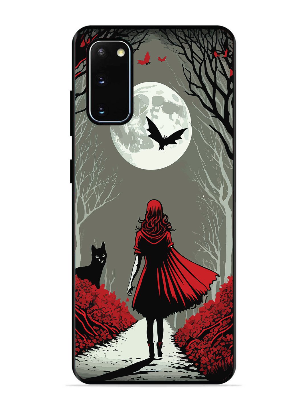SAMSUNG GALAXY S20 Scarlet Girl in Red Forest