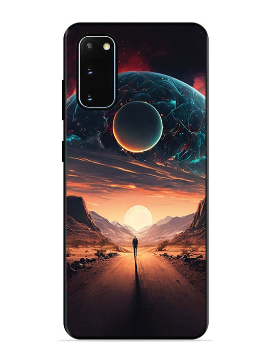 SAMSUNG GALAXY S20 Sunset with space scene