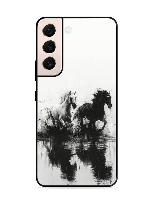 SAMSUNG GALAXY S21 FE 5G Black & White Horse