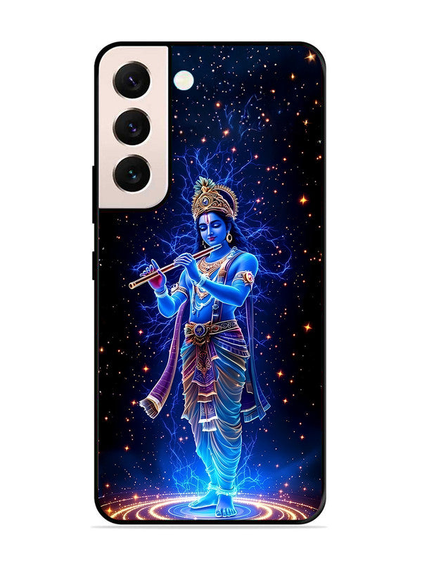 Samsung Galaxy S21 Plus | 2D Metal | Krishna with Flute | SM-S21Pl-455