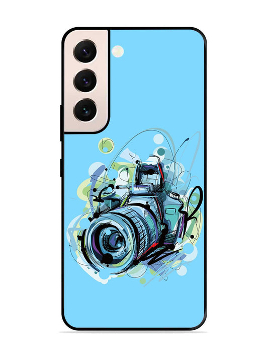 SAMSUNG GALAXY S21 Plus Camera Blue Background