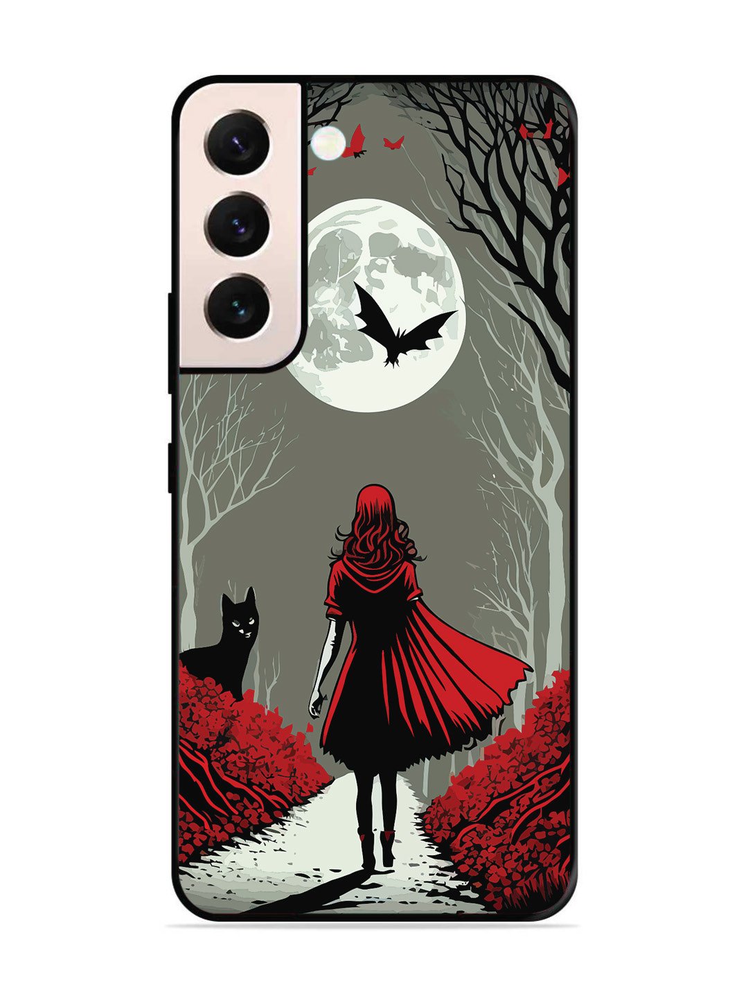 SAMSUNG GALAXY S21 Plus Scarlet Girl in Red Forest