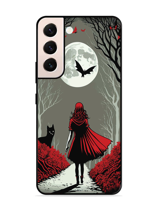 SAMSUNG GALAXY S21 Plus Scarlet Girl in Red Forest