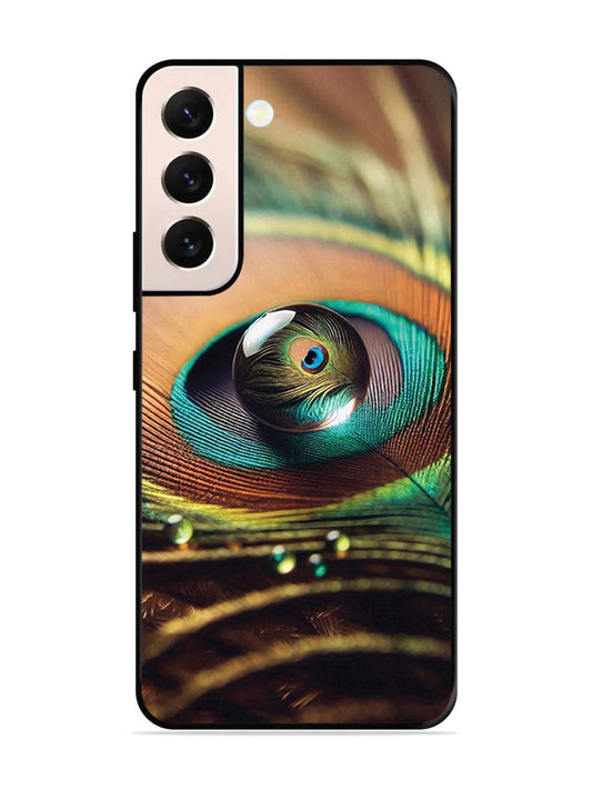 SAMSUNG GALAXY S21 Plus Water Drop On Peacock Feather