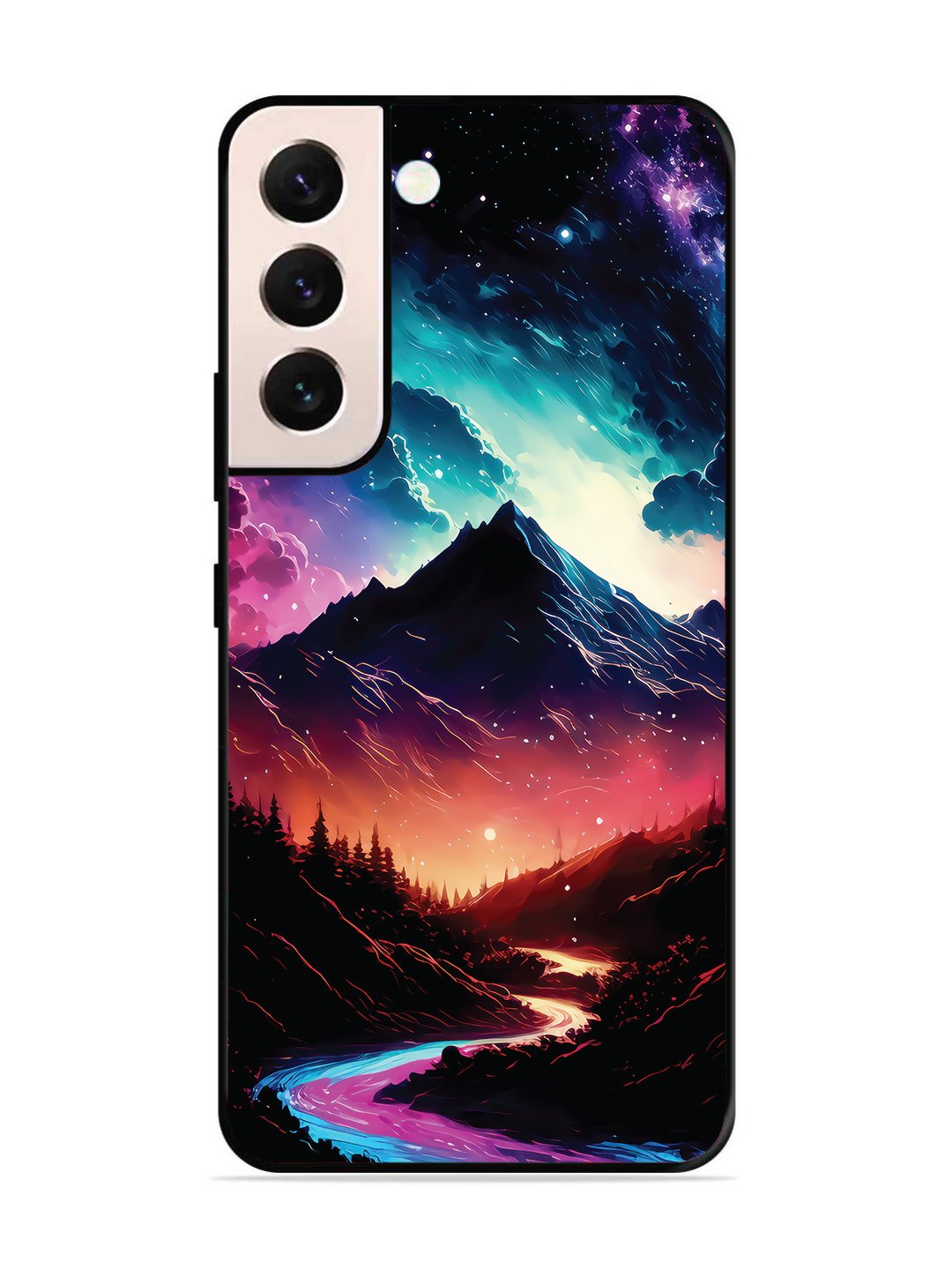 SAMSUNG GALAXY S21 Plus mountain-valley-Colorful-cloud-at-night
