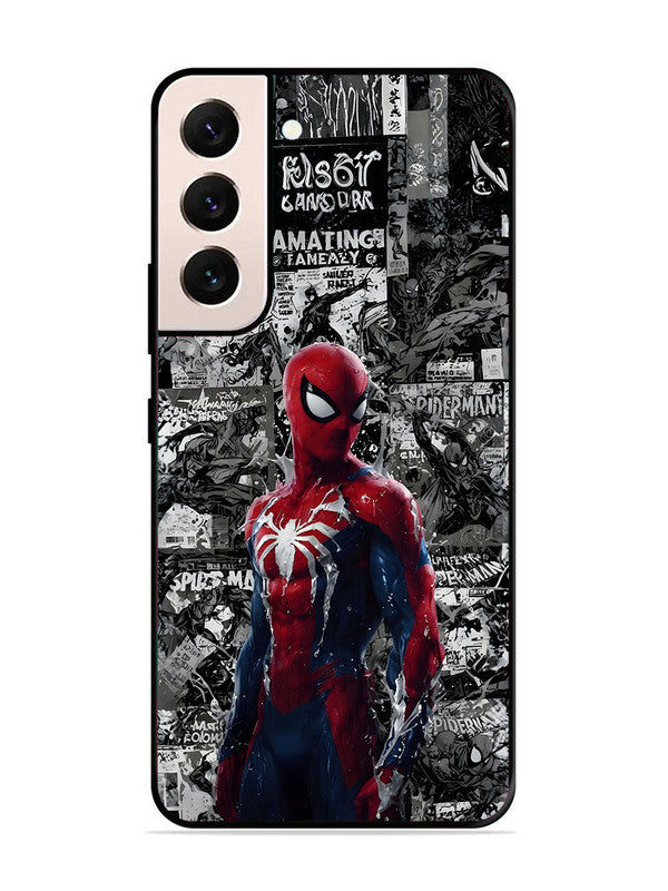 Samsung Galaxy S22 5G Spiderman Highlighted on News Paper