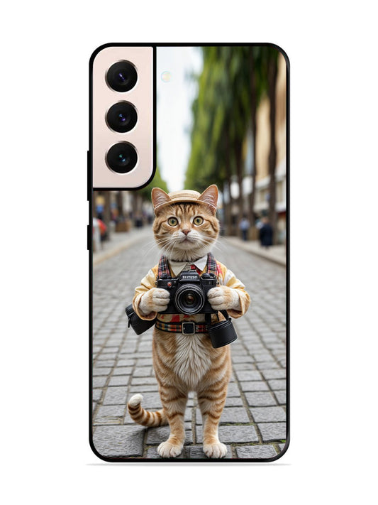 SAMSUNG GALAXY S22 5G Cat as Cameraman