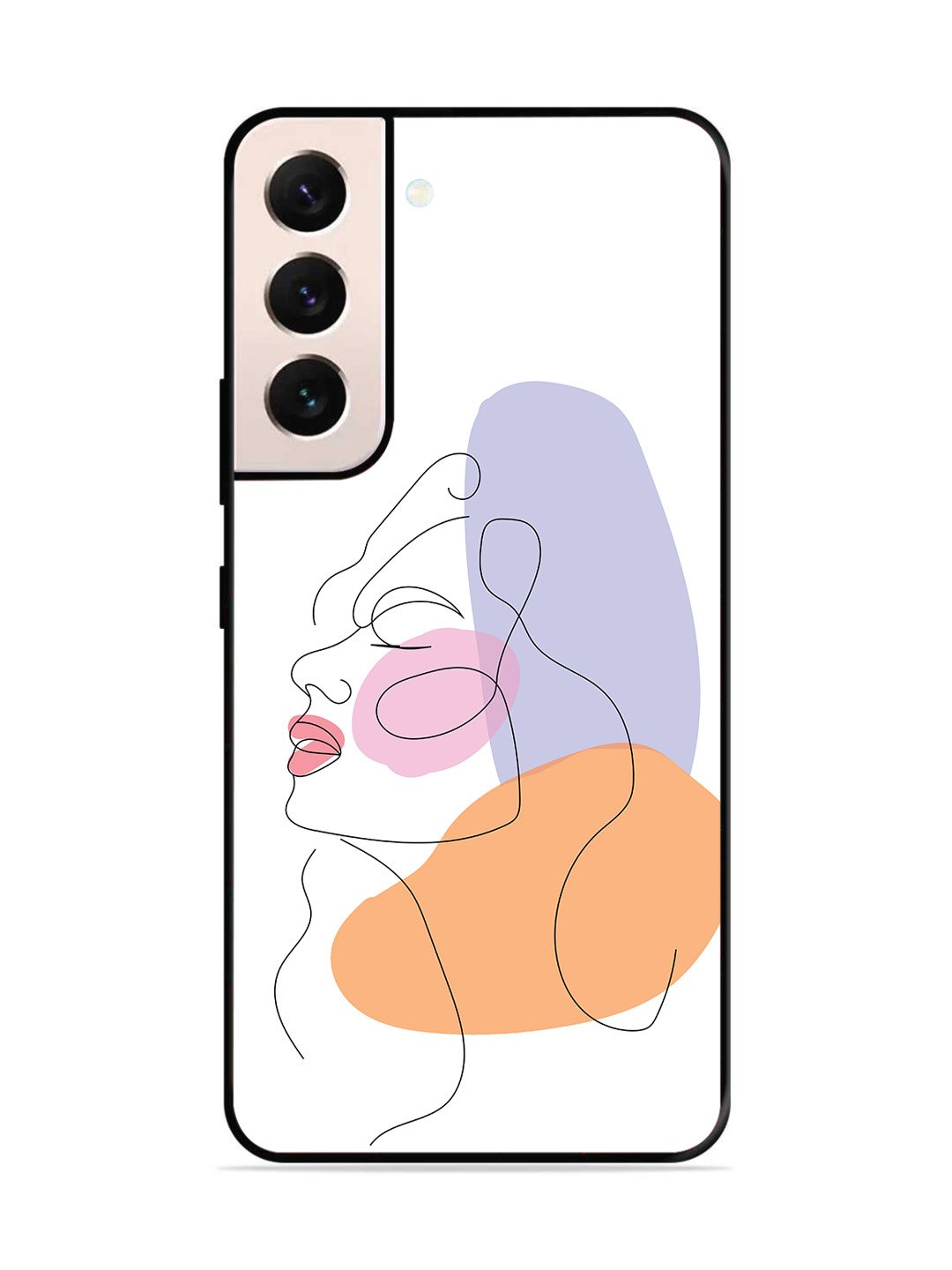SAMSUNG GALAXY S22 5G Line Art Girl Face