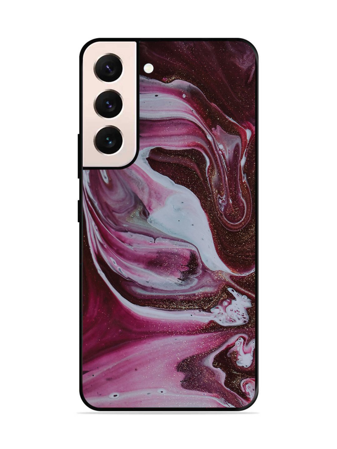 SAMSUNG GALAXY S22 5G Pink And Golden Marble