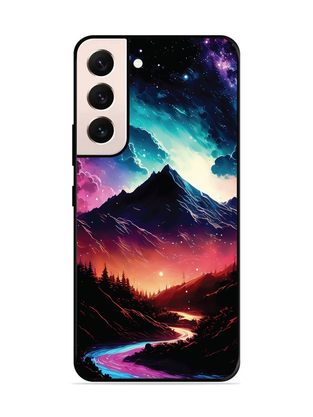 SAMSUNG GALAXY S22 5G mountain-valley-Colorful-cloud-at-night