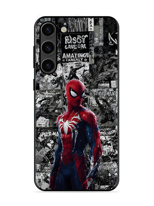 Samsung Galaxy S23 5G Spiderman Highlighted on News Paper