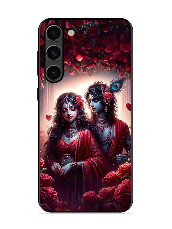 Samsung Galaxy S23 5G | 2D Metal | Couples in Red theme like Radha Krishna | SM-S23-458
