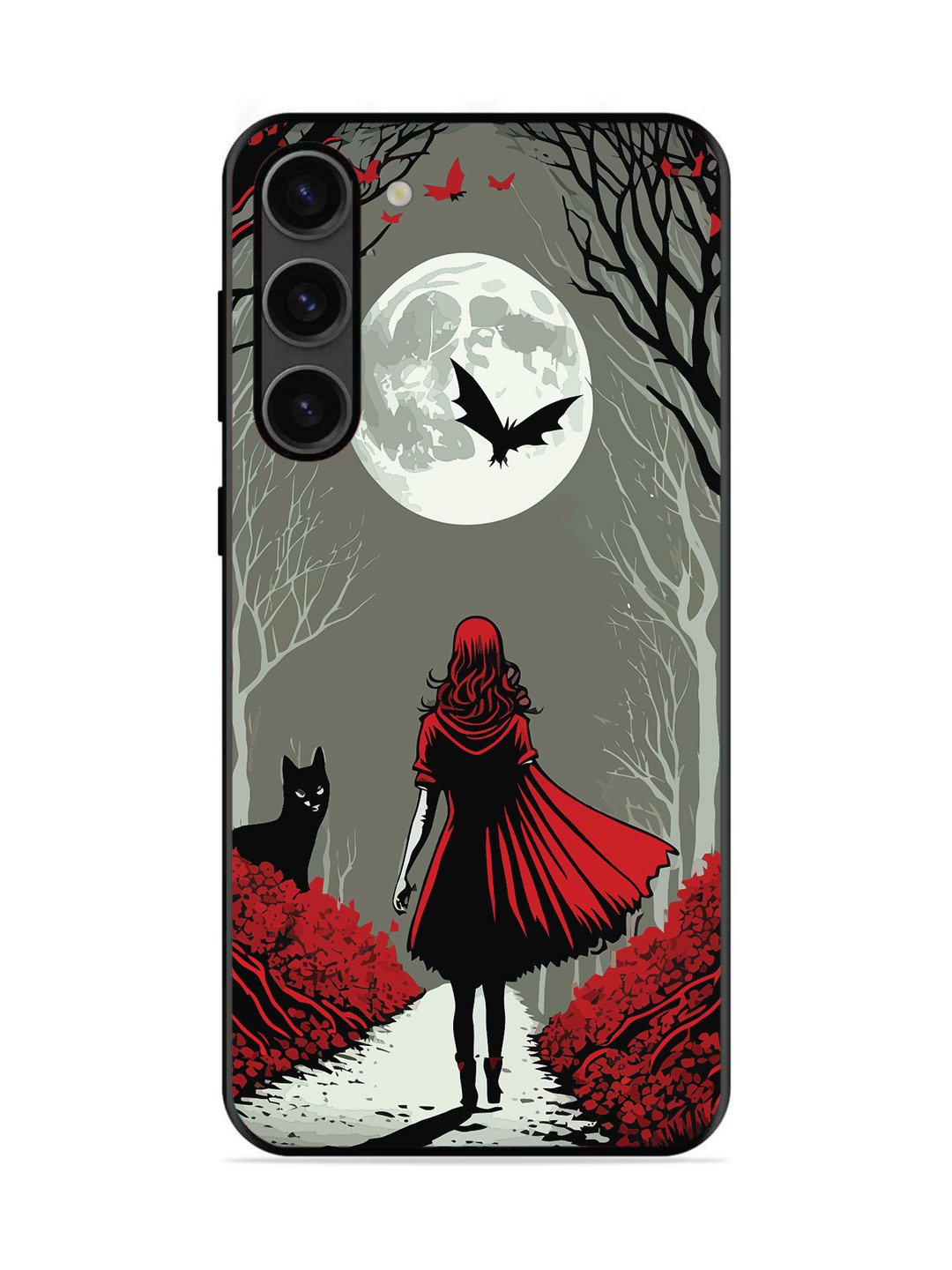 SAMSUNG GALAXY S23 PLUS 5G Scarlet Girl in Red Forest