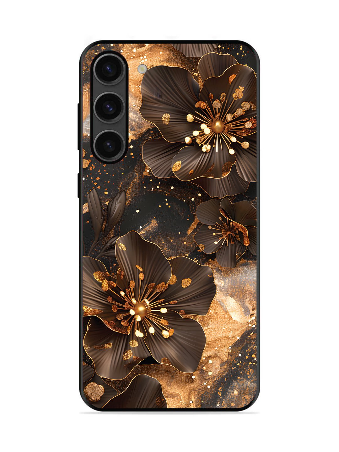 SAMSUNG GALAXY S23 PLUS 5G Golden Flowars