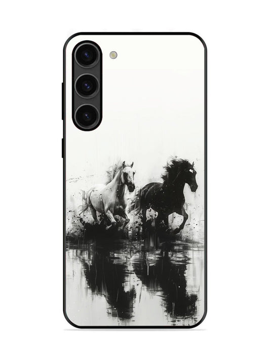 SAMSUNG GALAXY S23 PLUS 5G Black & White Horse