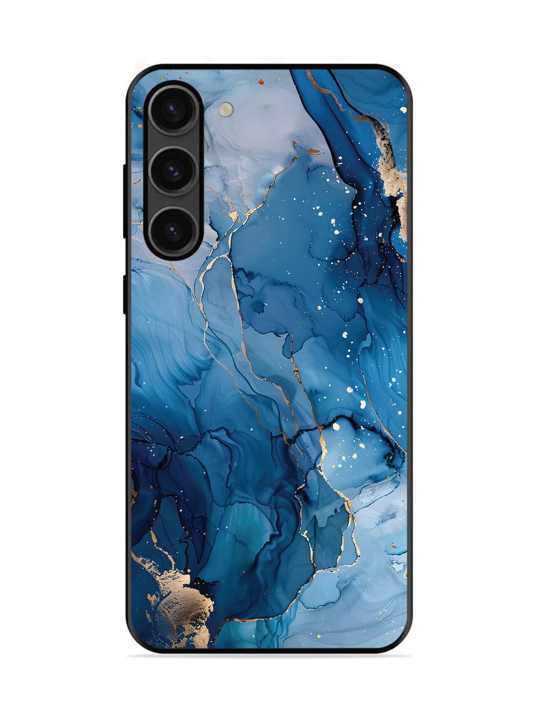 SAMSUNG GALAXY S23 PLUS 5G Oceanic Pattern with Golden Sprinkles