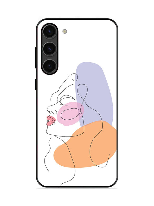 SAMSUNG GALAXY S23 PLUS 5G Line Art Girl Face